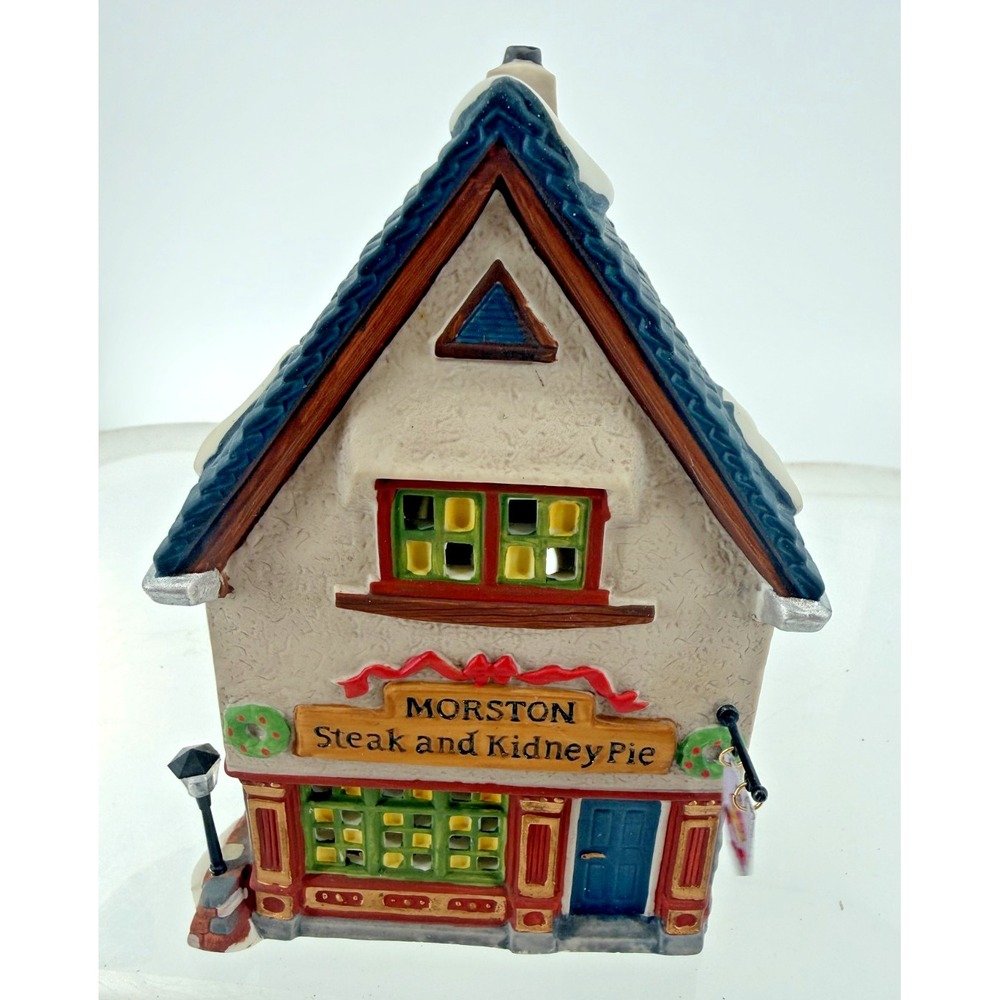 Dept 56 Dickens Village Morston Steak & Kidney Pie Porcelain Building 1995
